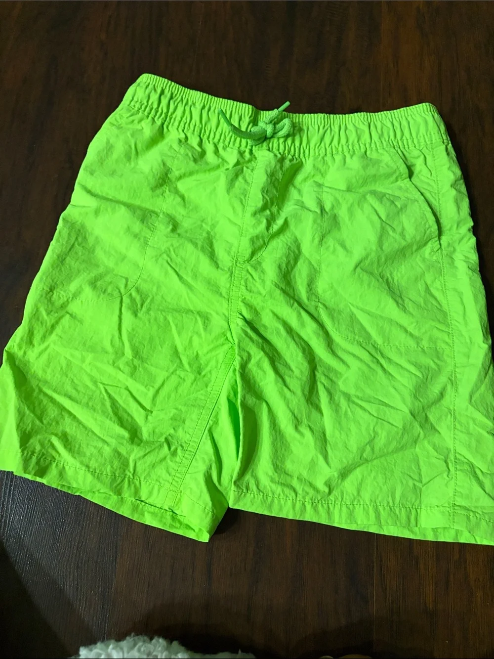 The Children's Place Neon Green Boys' Swim Trunks